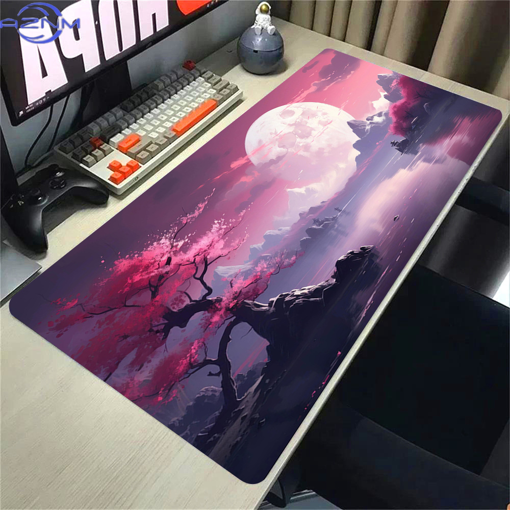 Pink Sakura Anime Mousepad Lan - Pc Gaming Pink ulasan dan harga