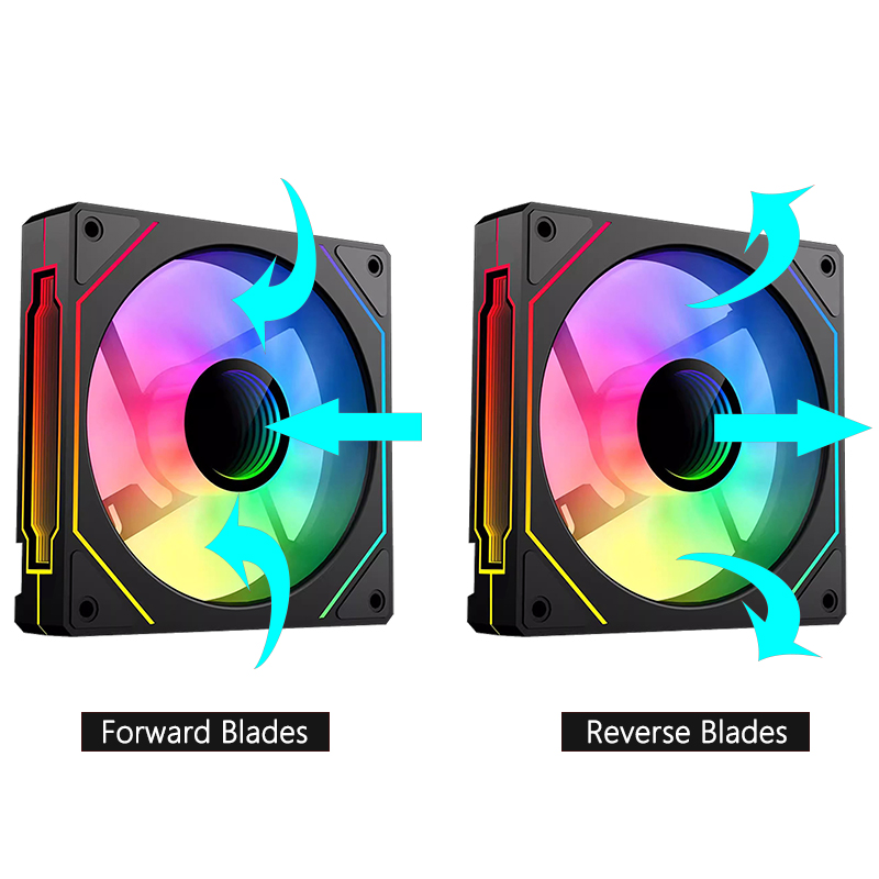 JUMPEAK MS120 120mm Case Fan 5 - Pc Water Cooling ulasan dan harga