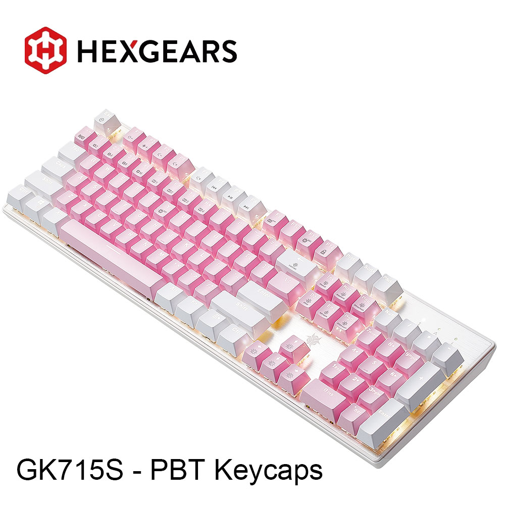 HEXGEARS GK715S Mechanical Key - Pc Gaming Pink ulasan dan harga