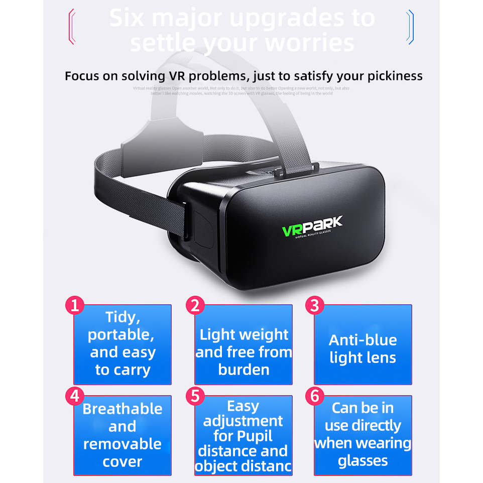 Virtual Reality Helmet VR Glas - Vr Headset Pc ulasan dan harga